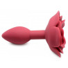 Master Series Plug Bijou Silicone Booty Blum avec Rose 7.5 x 3cm